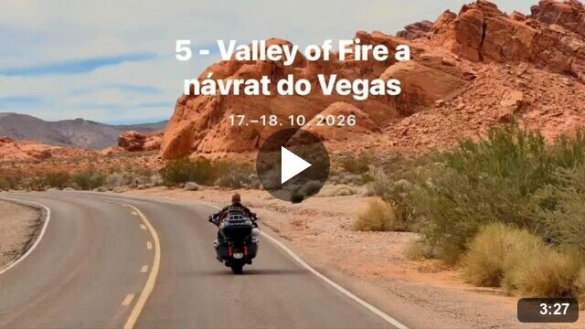 6. Valley of Fire a návrat do Vegas, 17.–18. 10.